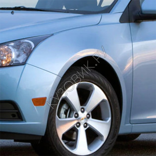 Крыло переднее левое в цвет кузова Chevrolet Cruze (2009-2015) без отверстия