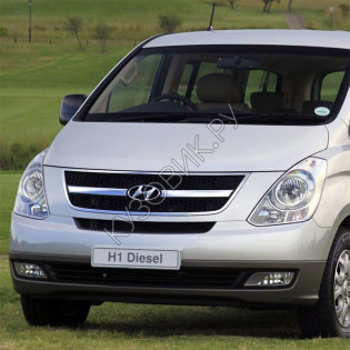 Передний бампер верхняя часть в цвет кузова Hyundai Grand Starex (2007-2018)