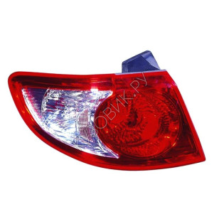 Фонарь левый задний в крыло Hyundai Santa Fe 2 (2006-) DEPO