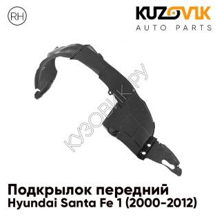 Подкрылок передний правый Hyundai Santa Fe 1 (2000-2012) KUZOVIK