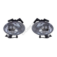 Фары противотуманные Хендай Санта Фе Hyundai SantaFe 2 (2006-2011) комплект 2 штуки левая и правая TYC высокое качество