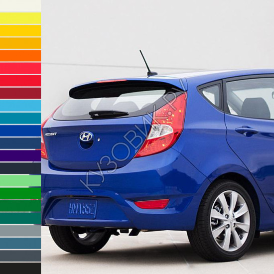 Бампер задний в цвет кузова Hyundai Solaris 1 (2011-2014) хэтчбек Бампер задний в цвет кузова Hyundai Solaris 1 (2011-2014) хэтчбек