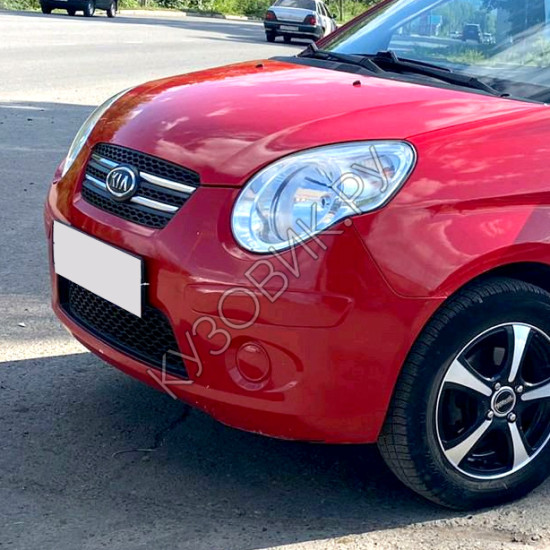 Бампер передний в цвет кузова Kia Picanto 1 (2007-2011) рестайлинг без птф