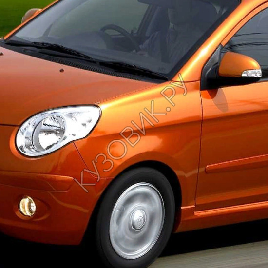 Крыло переднее левое в цвет кузова Kia Picanto 1 (2008-2011) рестайлинг Крыло переднее левое в цвет кузова Kia Picanto 1 (2008-2011) рестайлинг