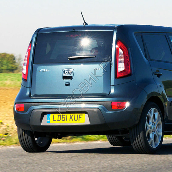 Бампер задний в цвет кузова Kia Soul 1 (2011-2014) рестайлинг