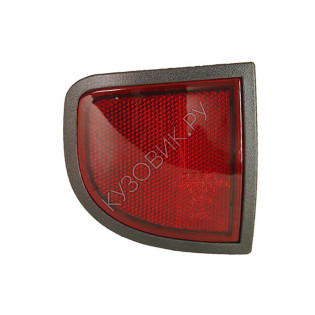 Катафот левый в задний бампер Mitsubishi L200 (2005-) DEPO