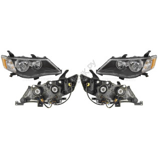 Фары Митсубиси Аутлендер Mitsubishi OutLander 2 XL (2007-2009) комплект 2 штуки левая и правая SAT высокое качество