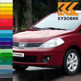 Бампер передний в цвет кузова Nissan Tiida (2007-2013) Бампер передний в цвет кузова Nissan Tiida (2007-2013)