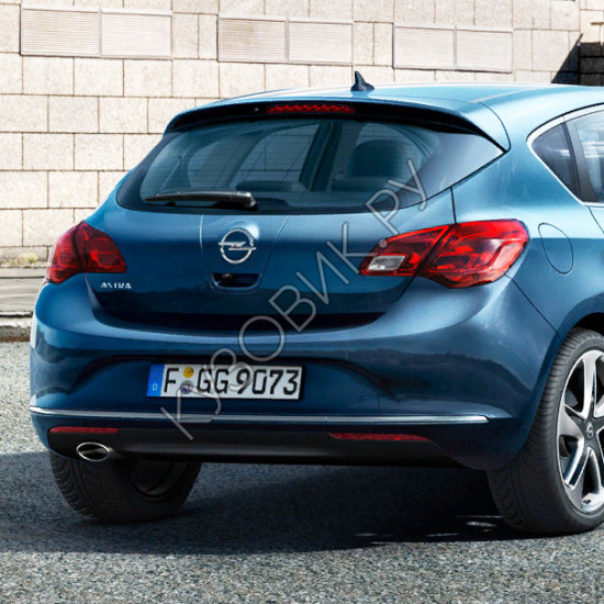 Задний бампер в цвет кузова Opel Astra J (2012-) хэтчбэк рестайлинг Задний бампер в цвет кузова Opel Astra J (2012-) хэтчбэк рестайлинг