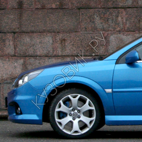 Крыло переднее левое с отверстием под повторитель в цвет кузова Opel Vectra С (2005-) рестайлинг Крыло переднее левое с отверстием под повторитель в цвет кузова Opel Vectra С (2005-) рестайлинг