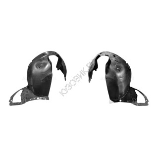 Подкрылки передние Пежо Peugeot 207 1 (2005-2009) комплект 2 штуки левый и правый DE-GA высокое качество