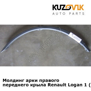 Молдинг арки правого переднего крыла Renault Logan 1 (2005-2013) KUZOVIK