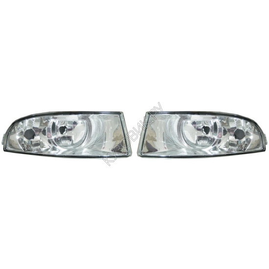 Фары противотуманные Шкода Октавия Skoda Octavia A5 (2008-2012) комплект 2 штуки левая и правая DEPO высокое качество