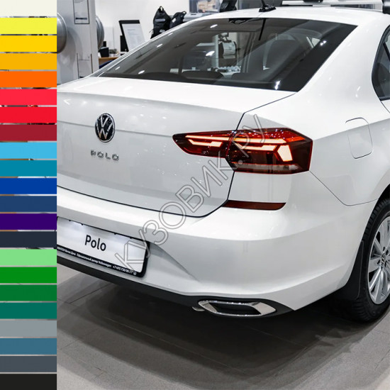 Бампер задний в цвет кузова Volkswagen Polo 6 (2020-) Бампер задний в цвет кузова Volkswagen Polo 6 (2020-)