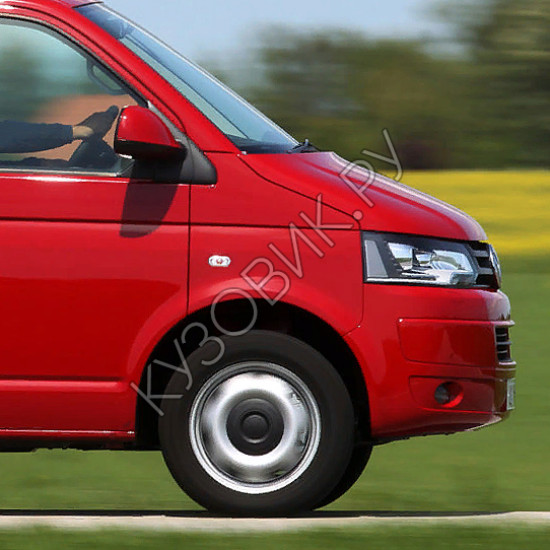 Крыло переднее правое в цвет кузова Volkswagen Transporter T5 (2003-2009) Крыло переднее правое в цвет кузова Volkswagen Transporter T5 (2003-2009)